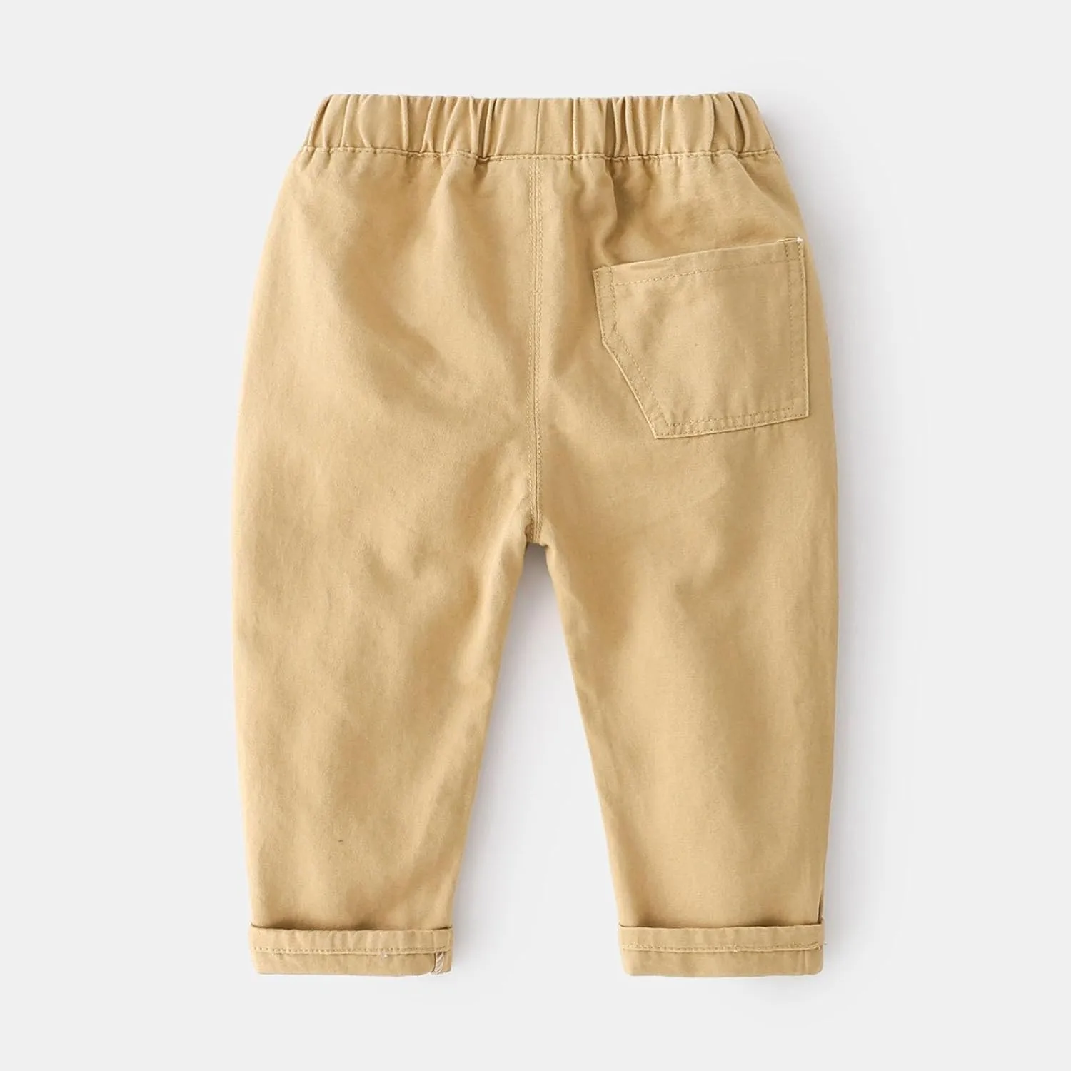 AIMAOMI Toddler Boys Corduroy Pants Cargo Sweatpants Solid Elastic Waist Casual Long Comfy Trousers Summer Clothes