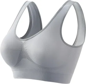 Breathable Sports Bras for Women 2025 Anti-Sagging Breasts Cool Liftup Air Bras Comfort Plus Size Wireless Yoga Bra