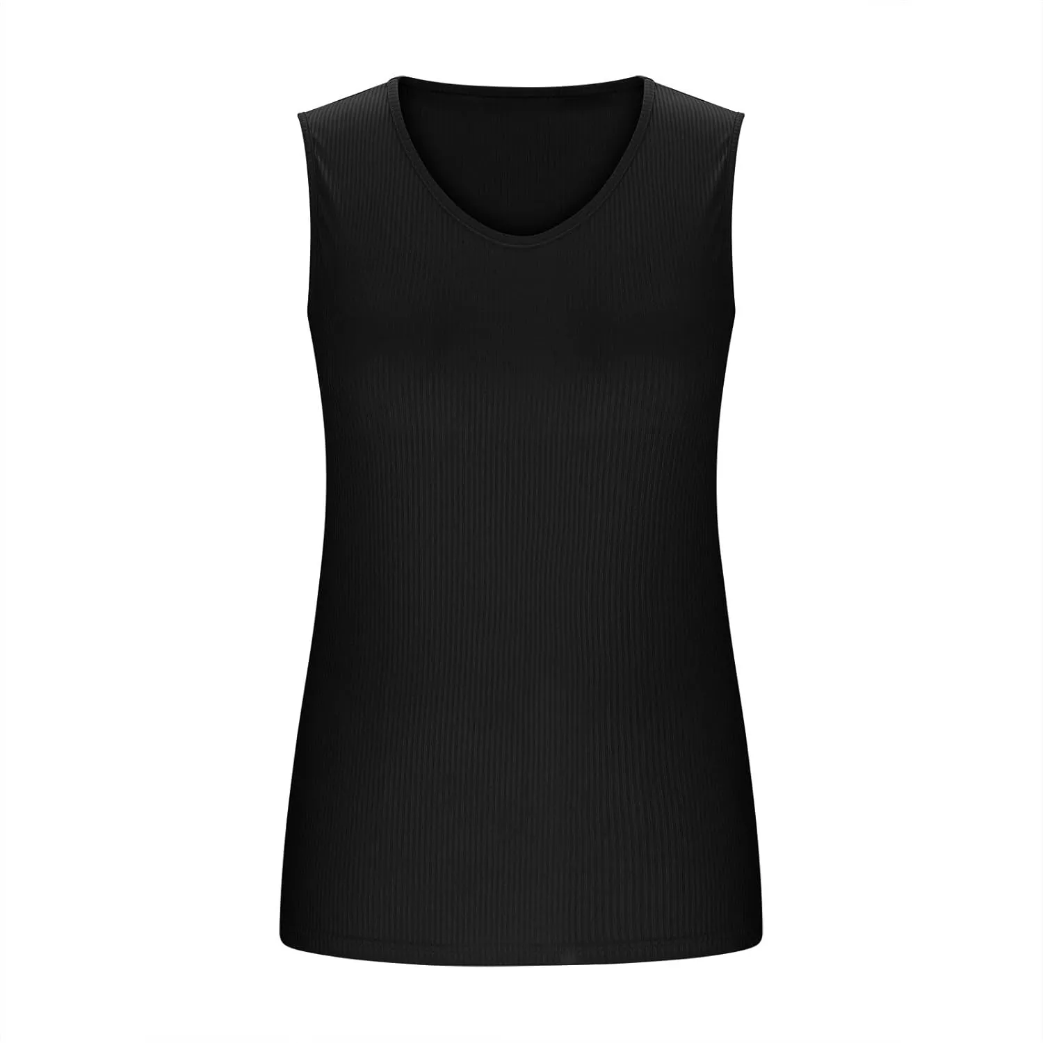 Built in Bra Tank Tops for Women Workout Casual Sleeveless Top Slim Fit V Neck Gym Cami Clothes 2025