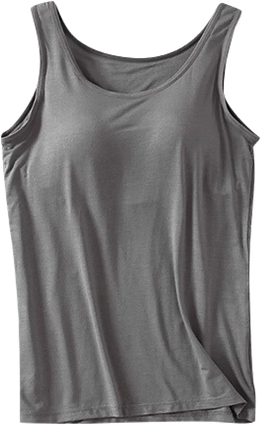Camisole Tops for Women Built in Bra Spaghetti Strap Workout Yoga Shirts Basic Padded Tank Tops 2025 Summer Clothes
