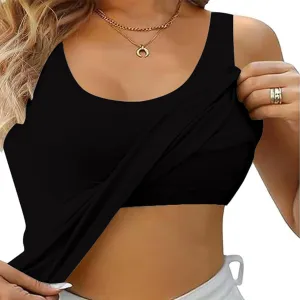 Camisole Tops for Women Built in Bra Spaghetti Strap Workout Yoga Shirts Basic Padded Tank Tops 2025 Summer Clothes