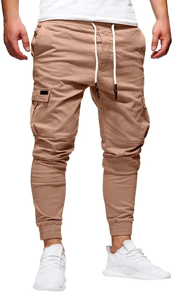 Cargo Pants for Men Relaxed Fit Pants Hiking Cargo Pants Relaxed Winter Men Joggers Pants Loose Fit Men's Classic-Fit