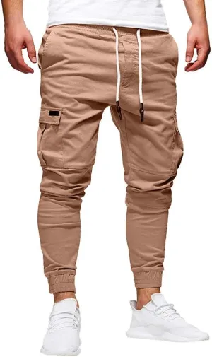 Cargo Pants for Men Relaxed Fit Pants Hiking Cargo Pants Relaxed Winter Men Joggers Pants Loose Fit Men's Classic-Fit
