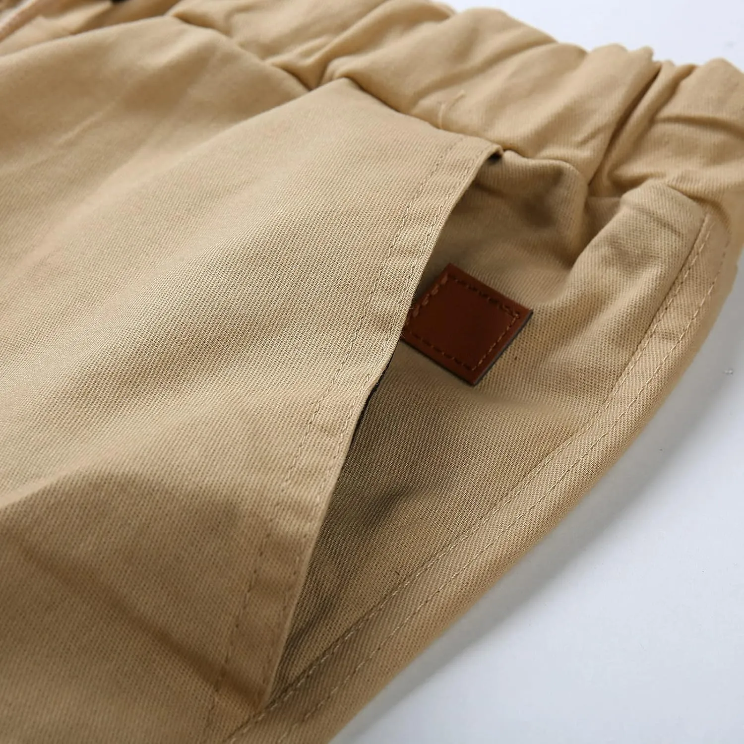 Cargo Pants for Men Relaxed Fit Sweatpants Loose Fit Open Bottom Mesh Athletic Pants with Zipper Pockets Men's Cargo