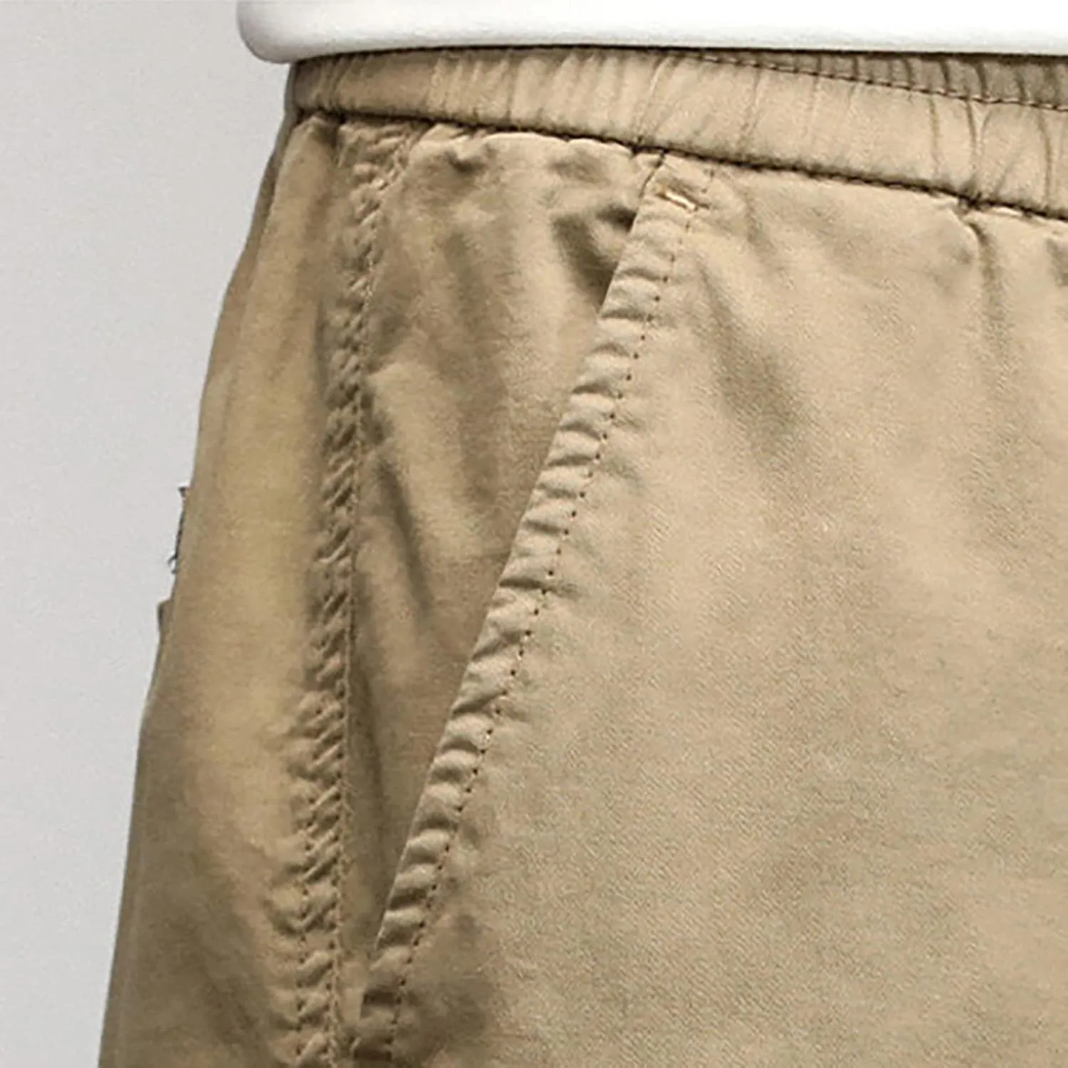 Cargo Pants for Men Relaxed Fit Sweatpants with Pockets Drawstring Athletic Pants Joggers Running Sports Sweatpants