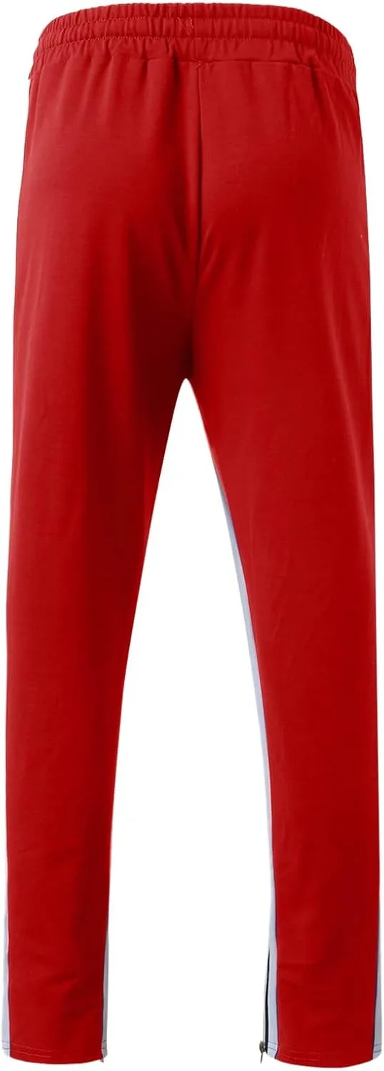 Cargo Sweatpants for Men Mens Lounge Pants Jogger Pants Slim Fit Bodybuilding Tapered Sweatpant with Pockets Running