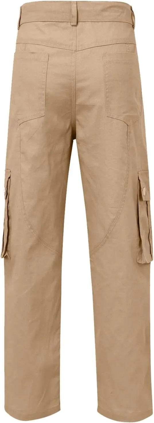 Cargo Sweatpants for Men Mens Lounge Pants Pants Work Pants Loose Fit Lightweight Workwear Casual Cargo Pull On Pants