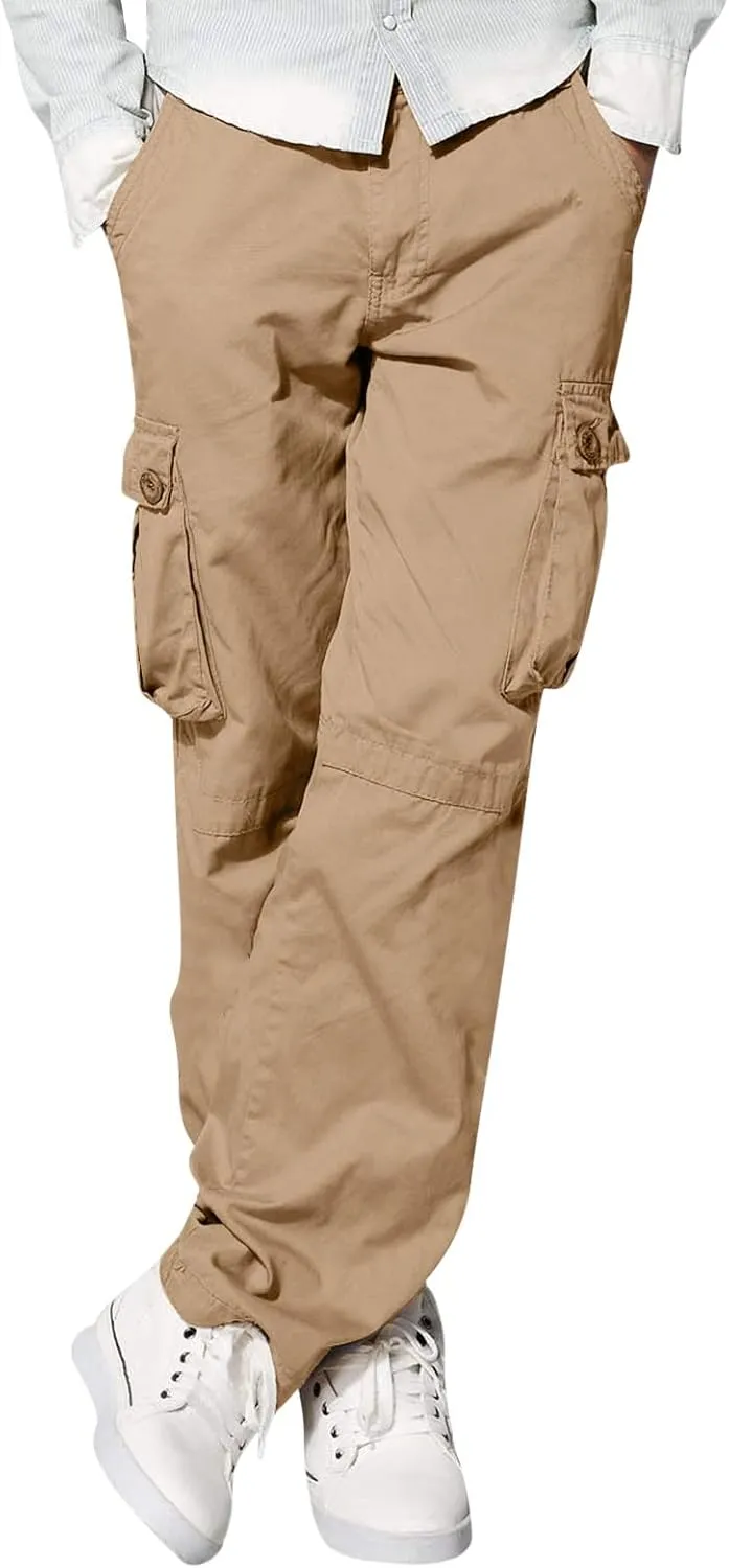 Cargo Sweatpants for Men Mens Lounge Pants Pants Work Pants Loose Fit Lightweight Workwear Casual Cargo Pull On Pants