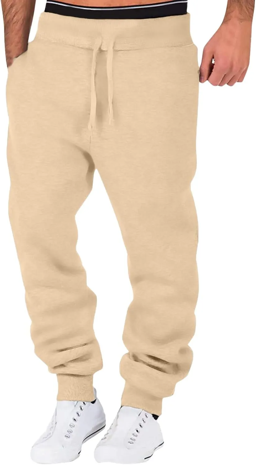 Cargo Sweatpants for Men Mens Lounge Pants Sweatpants for Men with Pockets Men's Casual Pants Hip Hop Letter Printed