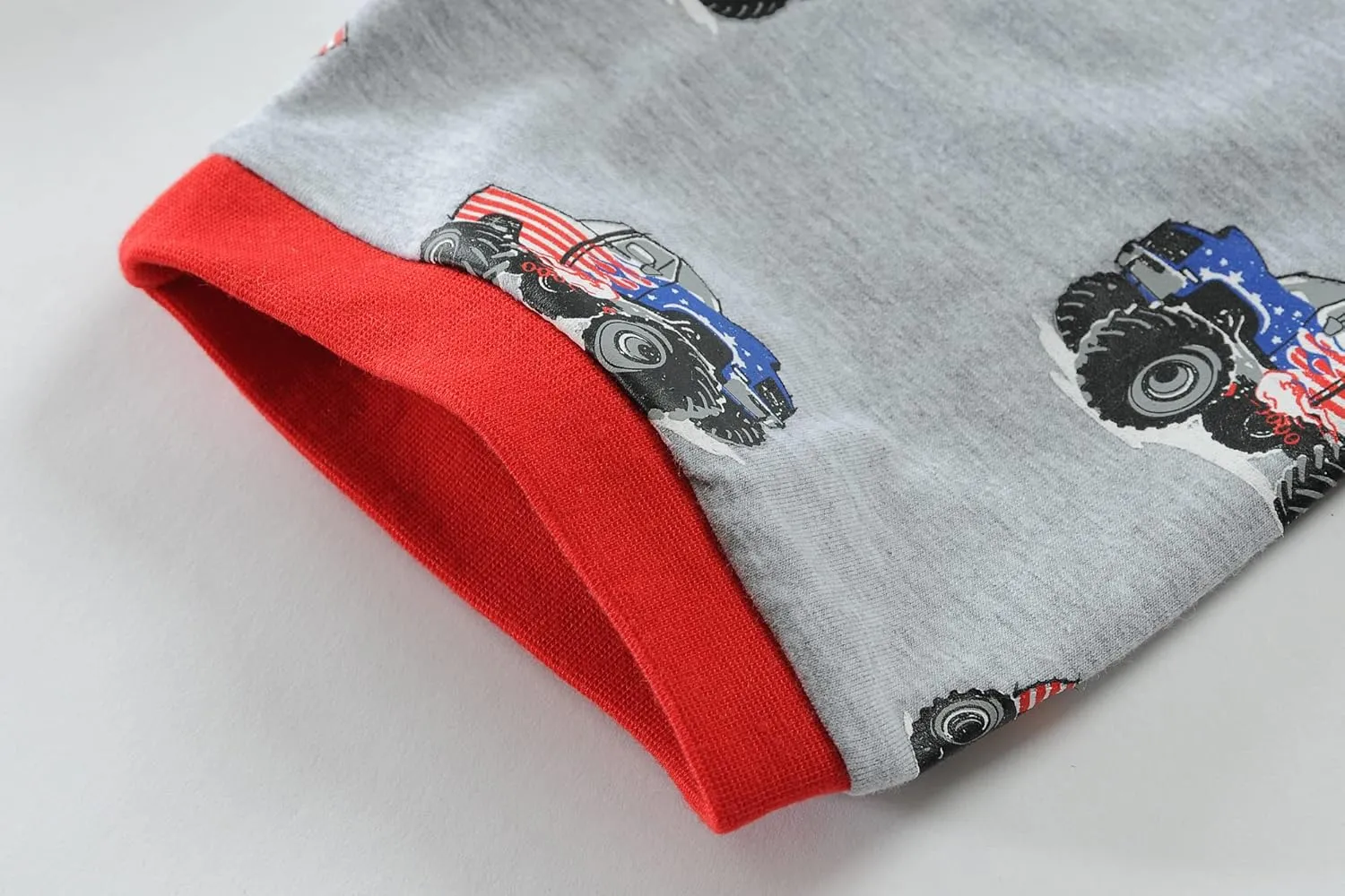 DDSOL Toddler Boys Pajamas Summer Pjs Kids Short Sets Baby Sleepwear Truck Car Soccer Jammies 2-7 Years