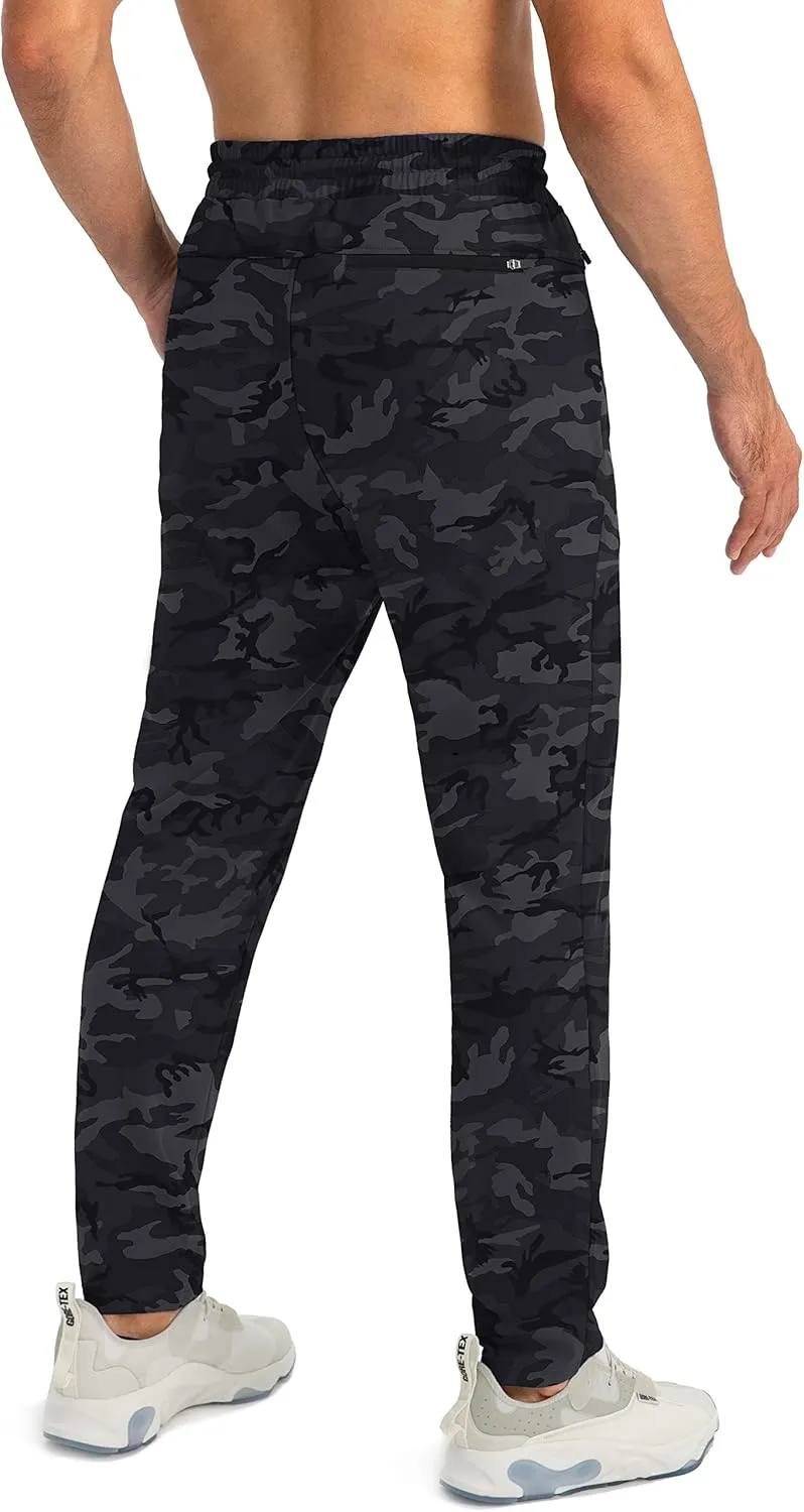 G Gradual Men's Sweatpants with Zipper Pockets Tapered Joggers for Men Athletic Pants for Workout, Jogging, Running