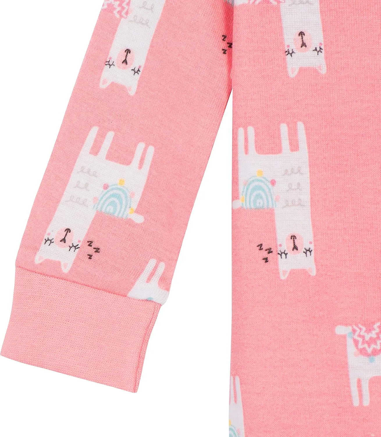 Gerber Baby Girls' 4-Pack Footed Pajamas