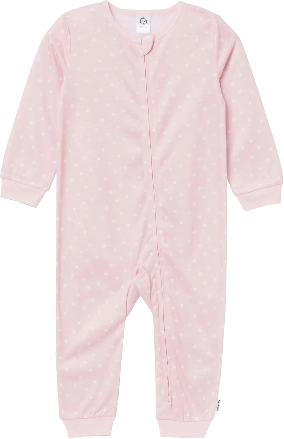 Gerber Girls' Loose-fit Polyester Jersey Footless Pajamas