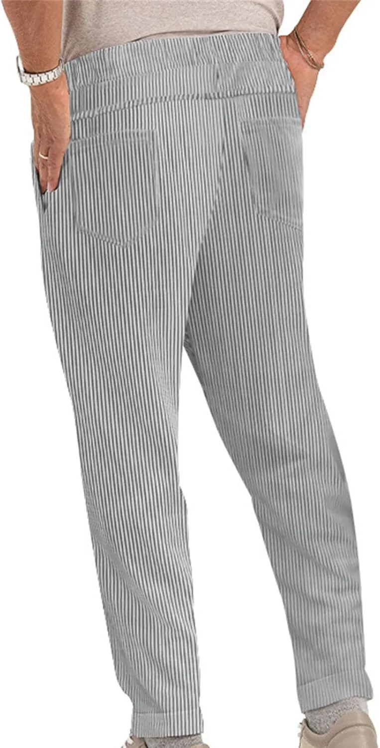 GIERIDUC Men Fashion Sports Casual Pants Casual Corduroy Pants for Men Basketball Tear Away Pants Slim Fit Walking Trousers