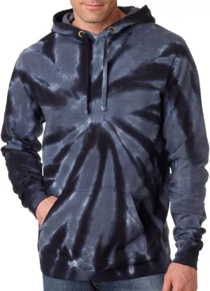 Gildan 854 Tie-Dye Adult Pinwheel Hooded Sweatshirt