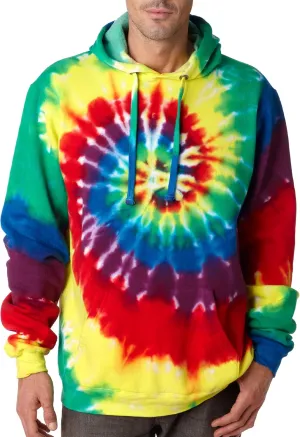 Gildan 854 Tie-Dye Adult Pinwheel Hooded Sweatshirt
