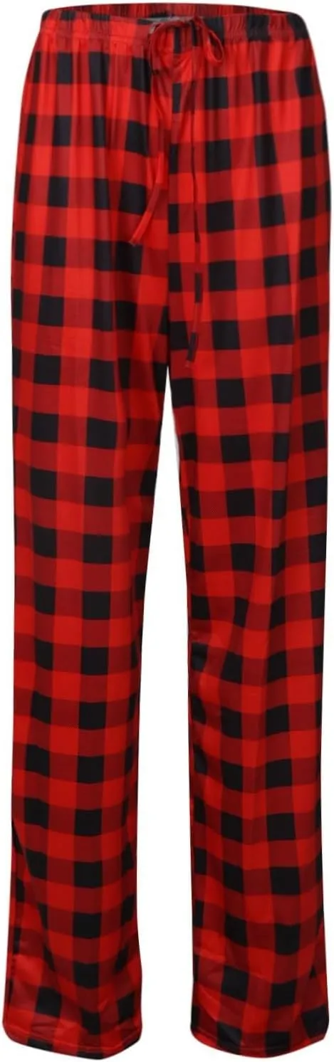 HTHLVMD Womens Pajama Pants Fashion Elastic Waist Relaxed Fit Drawstring Sleep Bottoms Pj Pants for Women