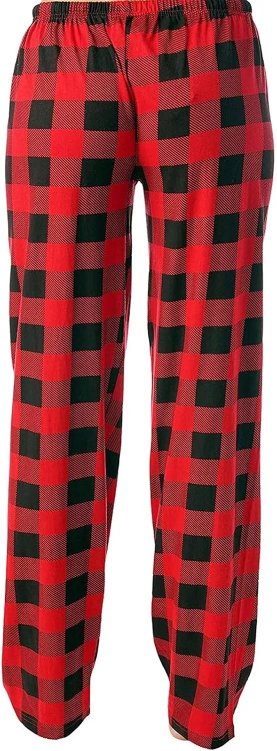HTHLVMD Womens Pajama Pants Fashion Elastic Waist Relaxed Fit Drawstring Sleep Bottoms Pj Pants for Women