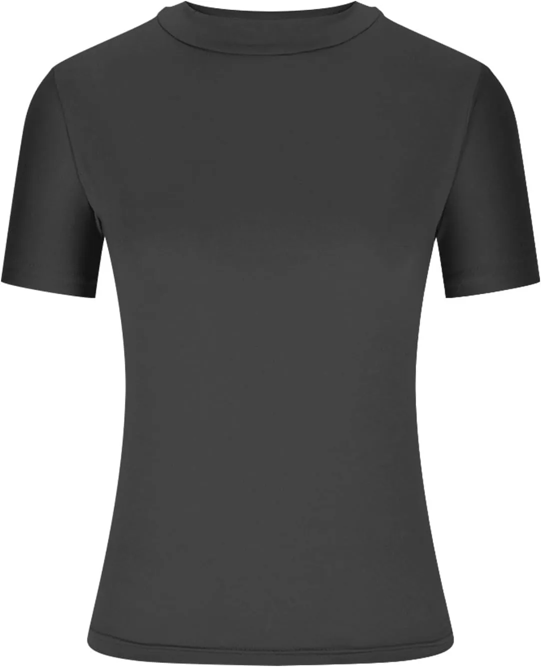JOAU Women Going Out Casual T Shirt Summer Crew Neck Slim Fit Basic Tops 2024 Short Sleeve Shirts Y2K Fashion Outfits Clothes