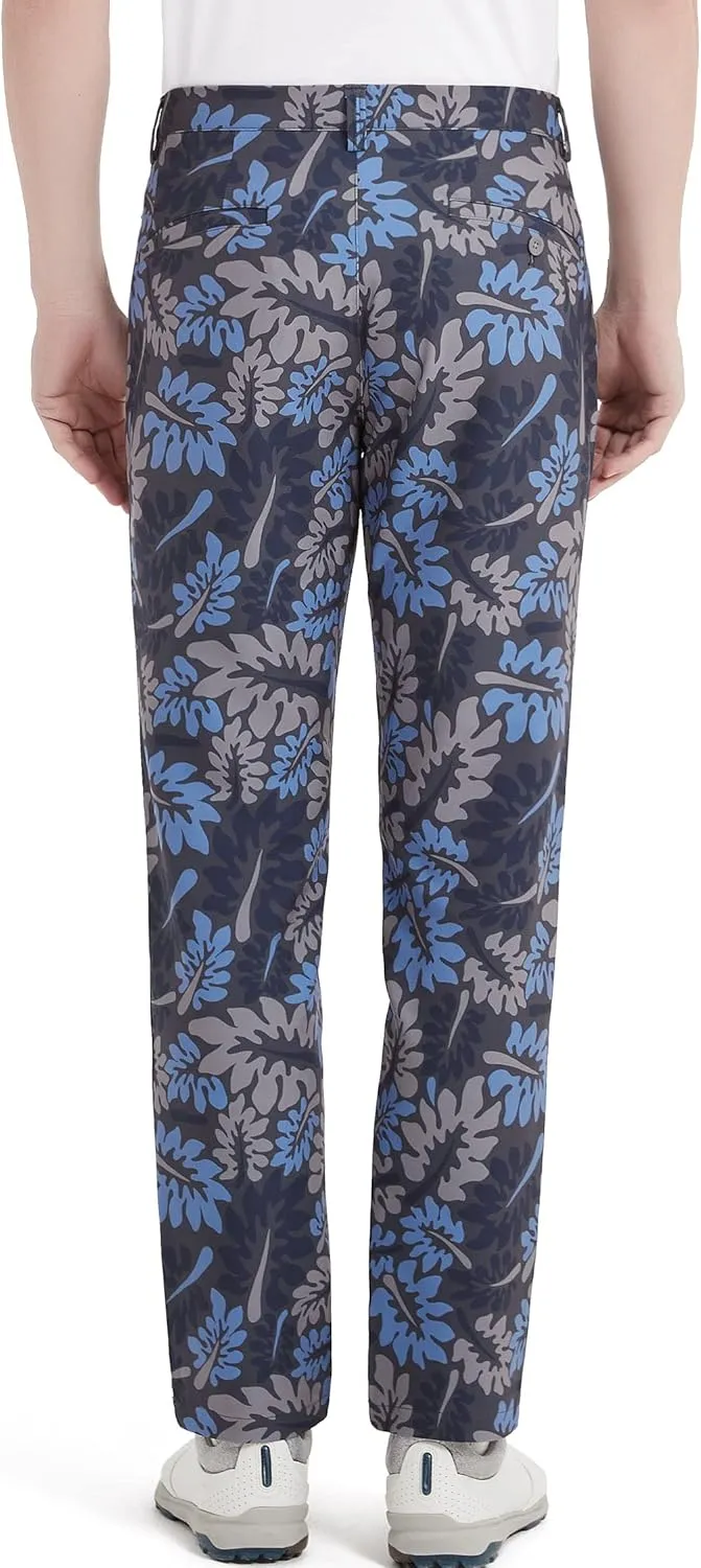 Lesmart Mens Golf Pants Stretch Slim Fit Lightweight Breathable Dry Fit Golf Pants with Pockets