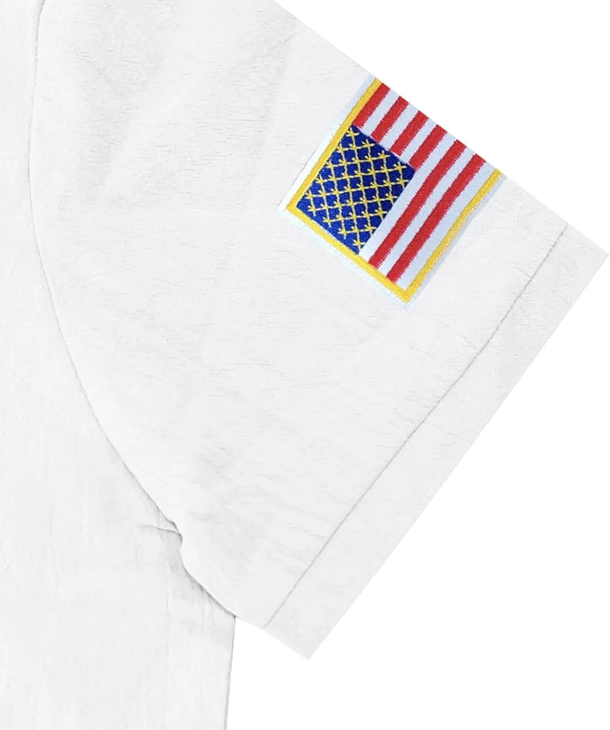 Linen Shirts for Men 4th of July Patriotic Shirts American Flag Print Tops Summer Beach Breathable Vacation Shirts