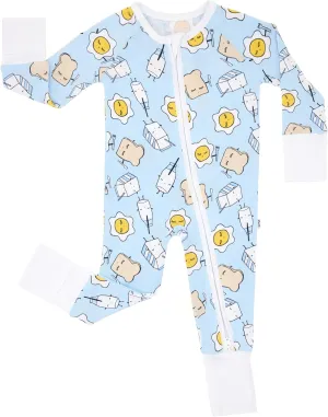 Little Sleepies Pajamas for Baby Boys & Girls, Viscose from Bamboo Baby Pajamas, Snug Baby Sleeper, Toddler PJs, 2-Way Zipper