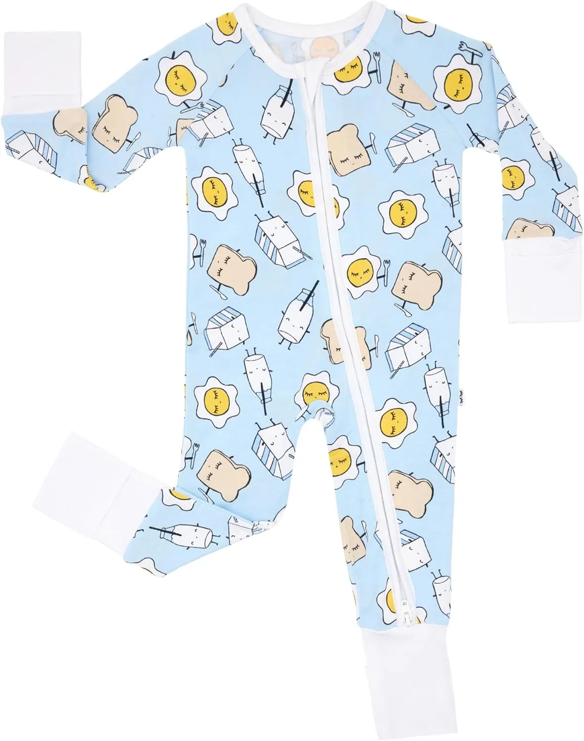 Little Sleepies Pajamas for Baby Boys & Girls, Viscose from Bamboo Baby Pajamas, Snug Baby Sleeper, Toddler PJs, 2-Way Zipper