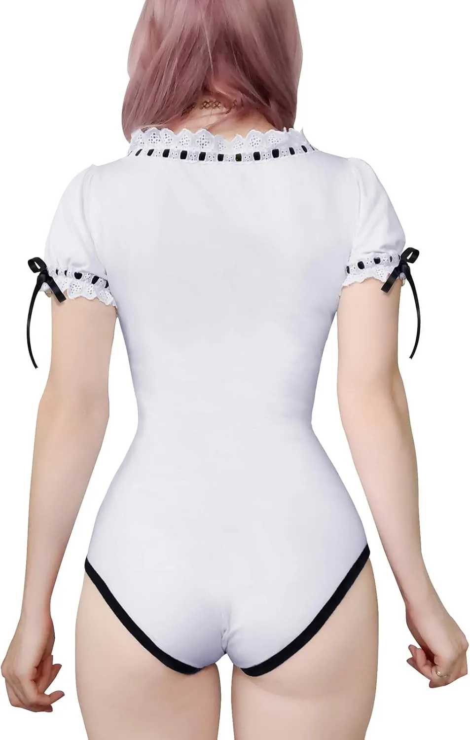 Littleforbig Cotton Romper Pajamas Bodysuit - Lolita Onesie