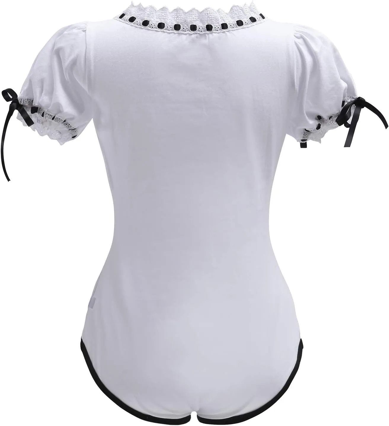 Littleforbig Cotton Romper Pajamas Bodysuit - Lolita Onesie