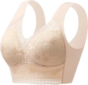 Lysine Charm Bras, Bra - Seamless Sexy Push up Wireless Bra Comfort Full Coverage Bra Everyday Bra