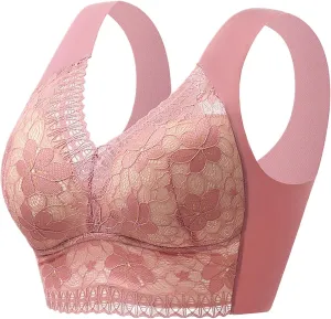 Lysine Charm Bras, Bra - Seamless Sexy Push up Wireless Bra Comfort Full Coverage Bra Everyday Bra