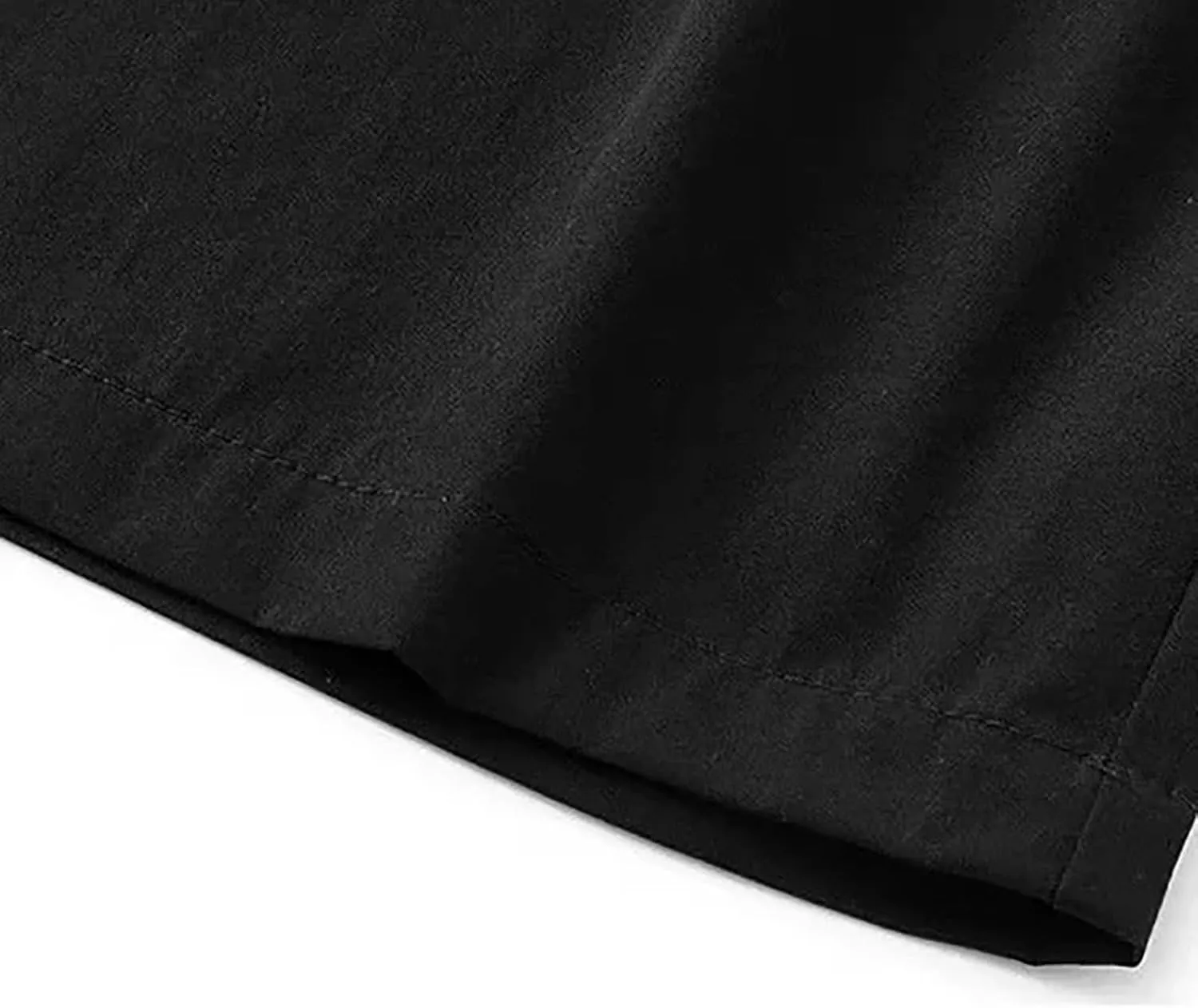 Men Casual Capris Pants Drawstring Elastic Waist Trousers Quick Dry Cropped Pant Workout Thin Sweatpants Gym Athletic Trouser