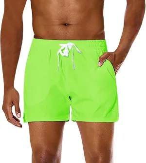 Men Combat Lightweight Quick Dry Baggy Workout Casual Pants Summer Sports Shorts Solid Beach Hiking Breathable Bermuda Pant