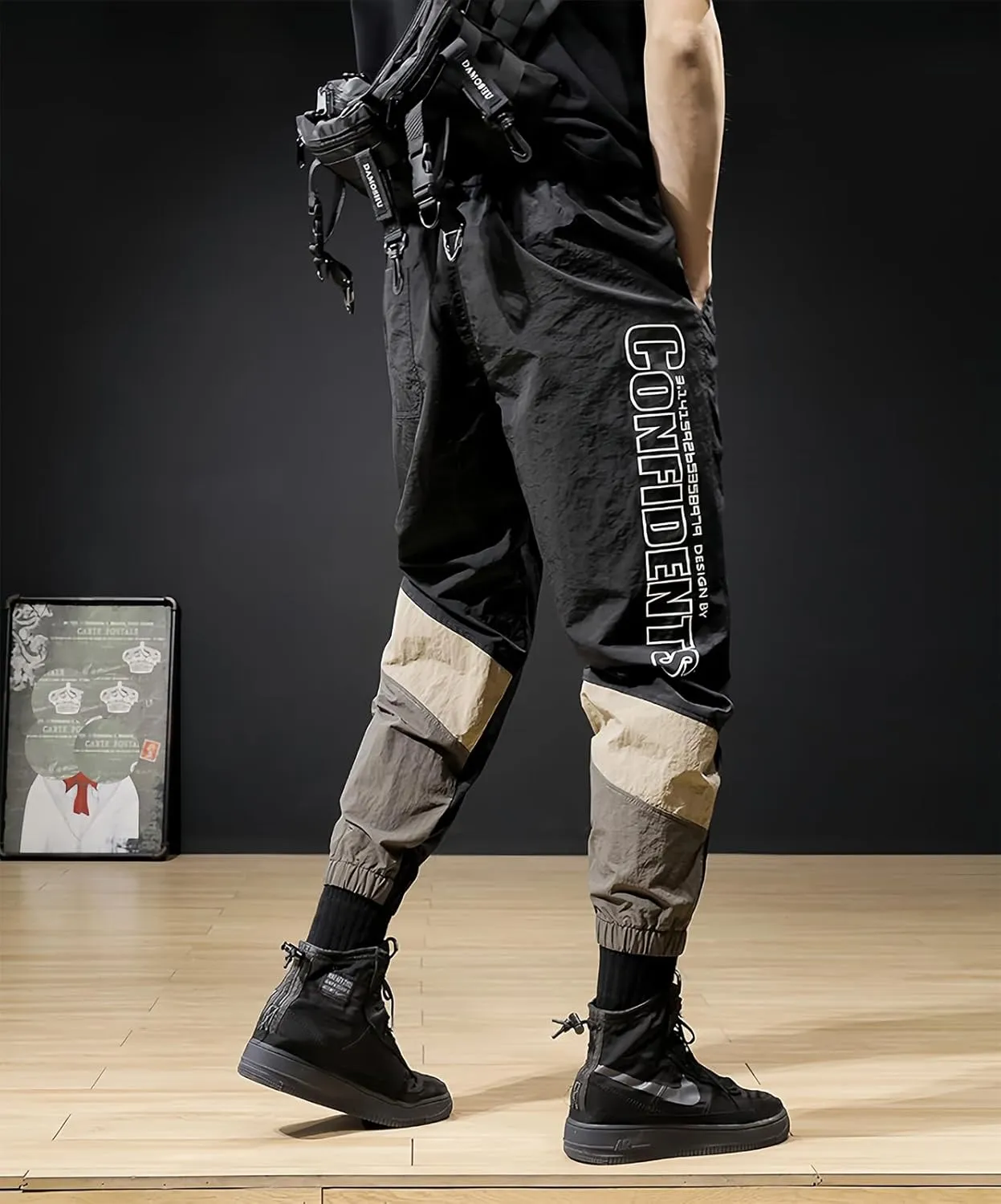 Mens Athletics Active Pants Streetwear Joggers Trousers Sports Running Outdoor Fashion Cool Cargo Casual Hip Hop