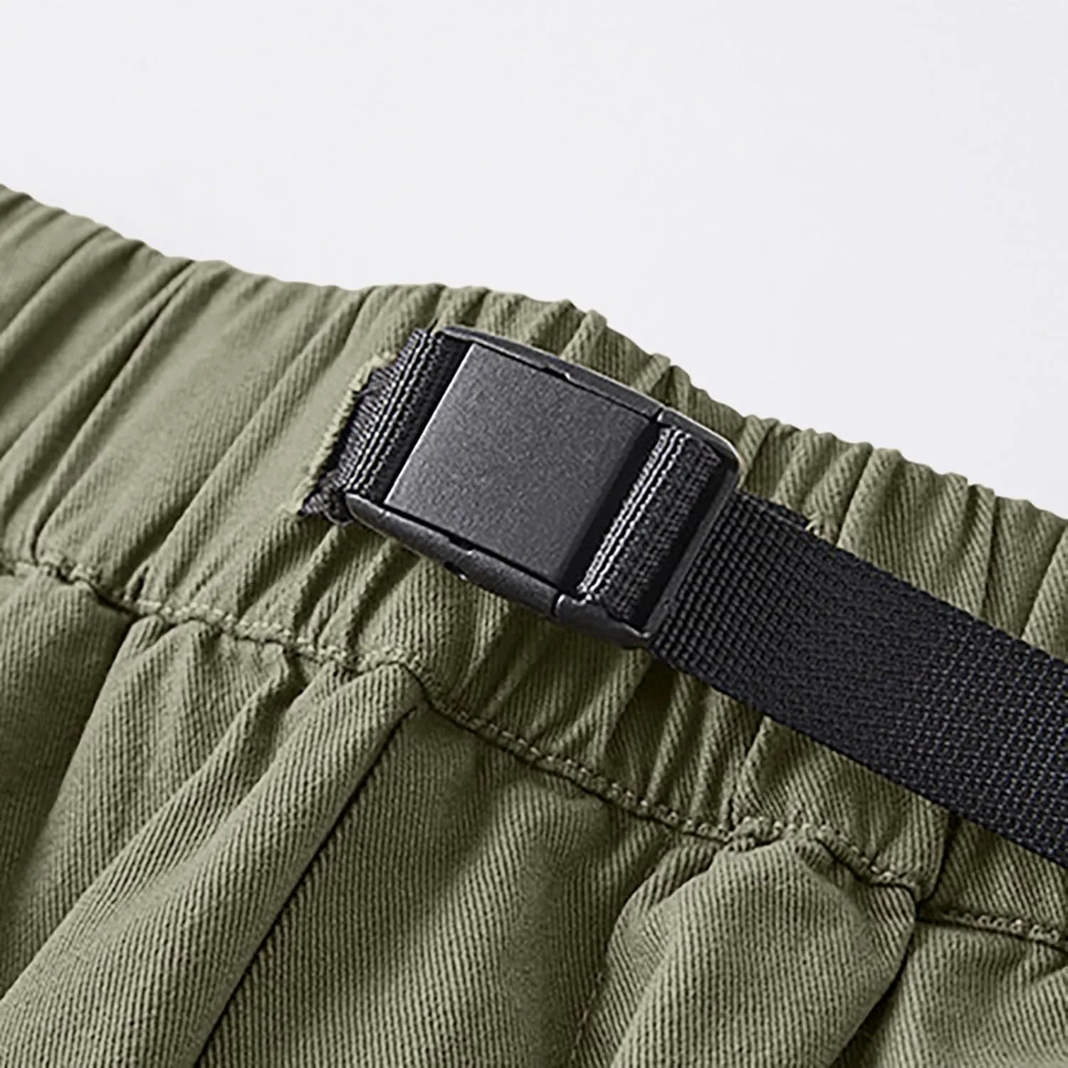 Mens Cargo Pants, Multi-Pocket Cargo Pants Casual Solid Color Cargo Trousers Elastic Waist Sweatpants Tracksuit Bottoms