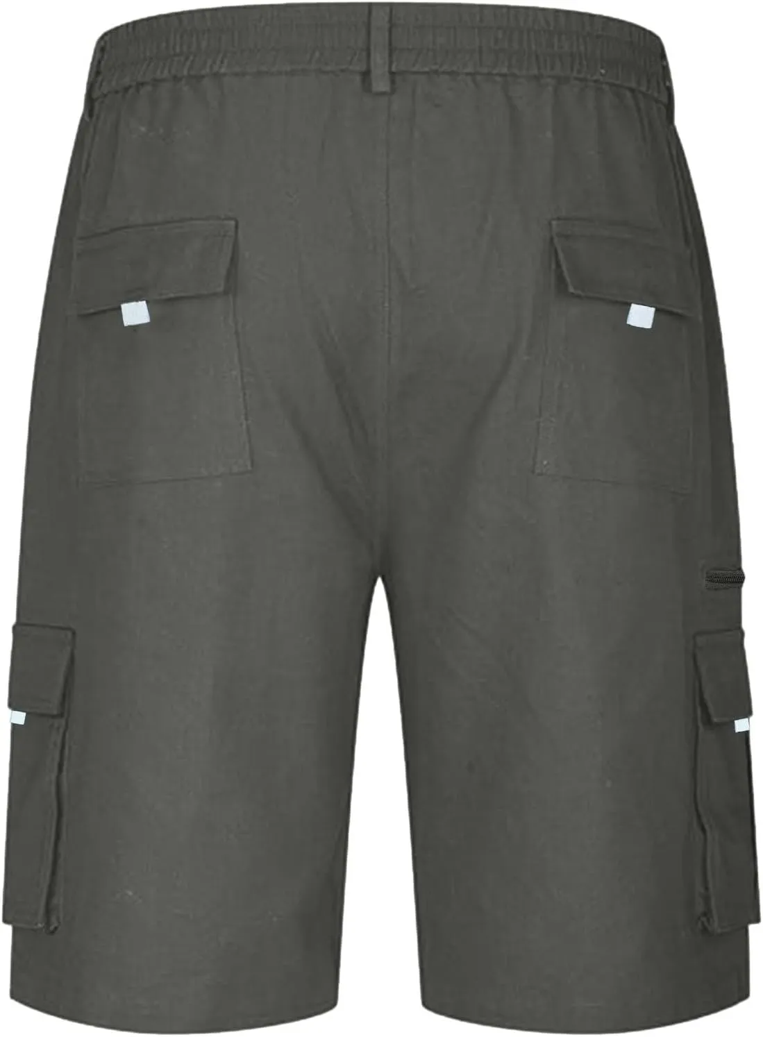 Mens Cargo Shorts Drawstring Elastic Waist Pants Stretch Lightweight Workout Shorts 2025 Casual Summer Hiking Pants