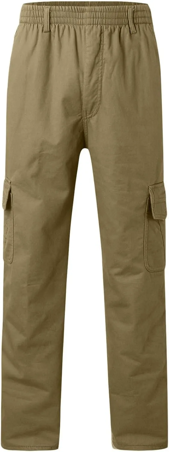 Men's Cargo Sweatpants Sports Jogging Trousers Cargo Joggers Men's Cargo Pants Elastic Waistband Chino Slim Skinny