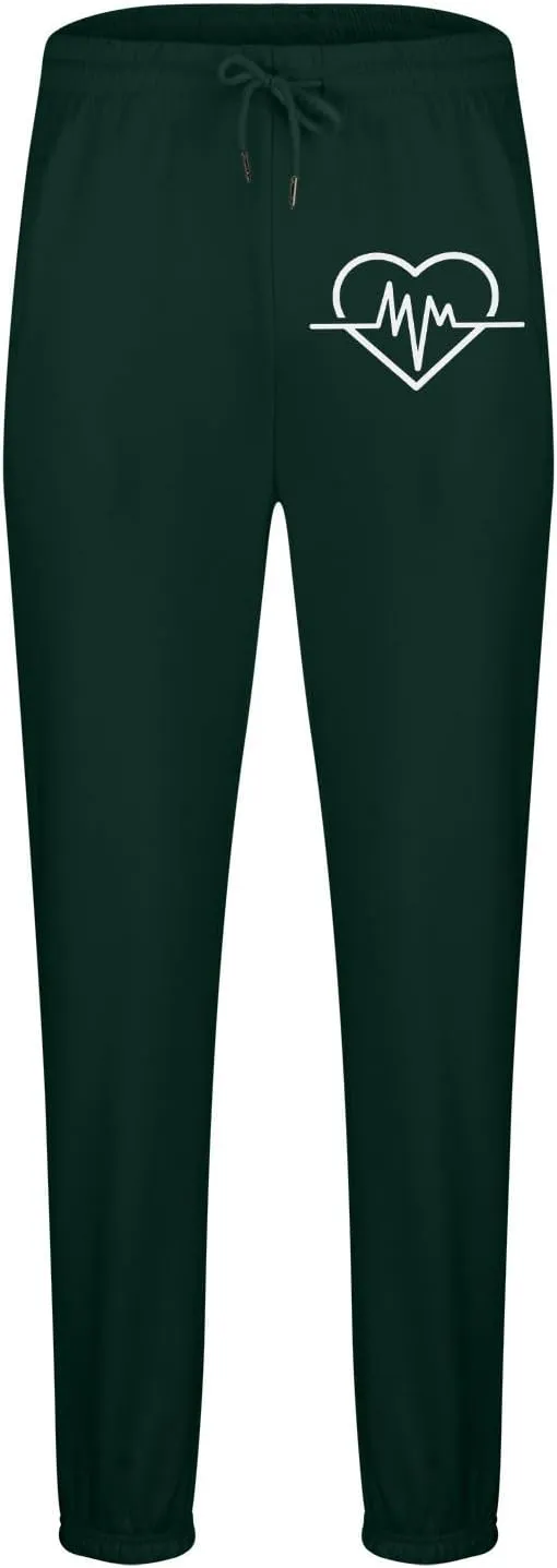 Men's Casual Pants Drawstring Elastic Waist Sweatpants Tapered Trousers Baggy Fleece Bottoms Athletic Pant with Pockets