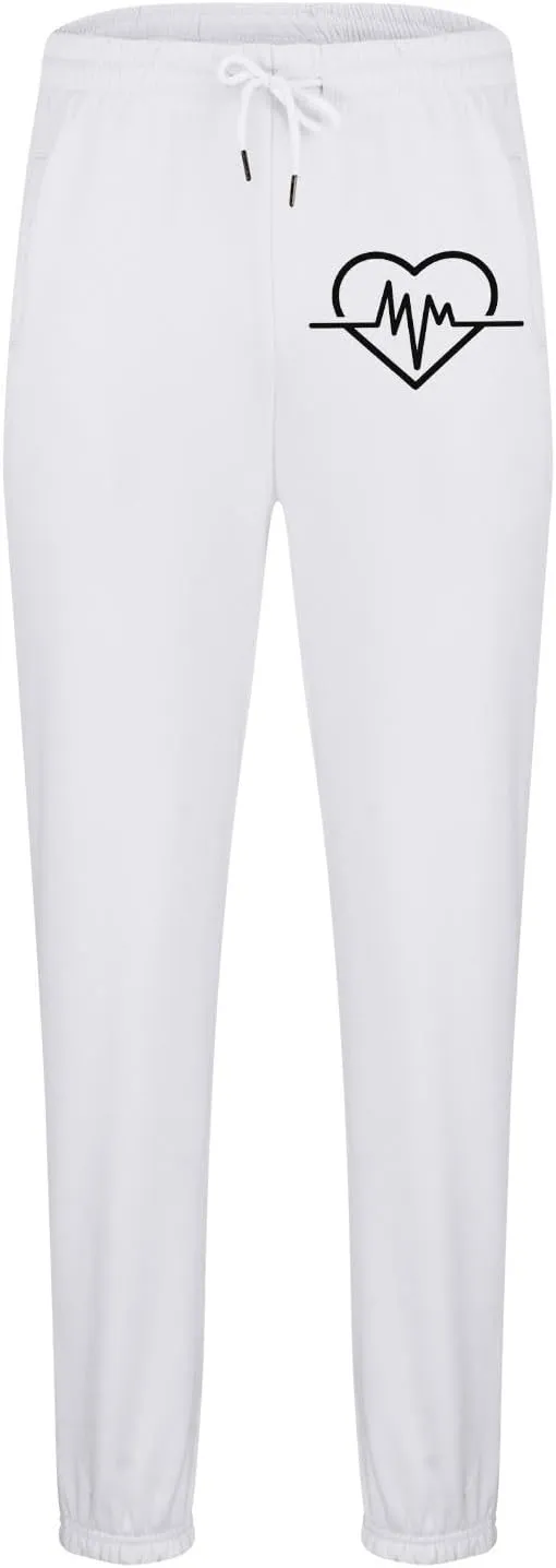 Men's Casual Pants Drawstring Elastic Waist Sweatpants Tapered Trousers Baggy Fleece Bottoms Athletic Pant with Pockets
