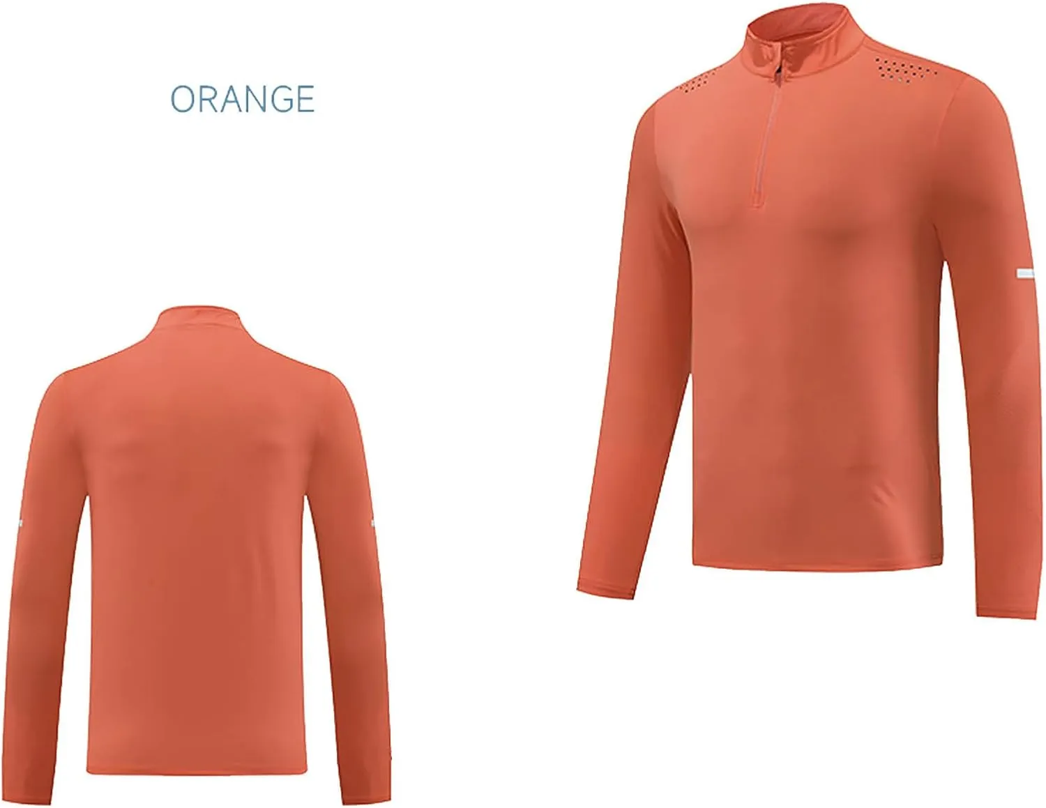 Men's Cycling Jerseys Long Sleeve Bike Biking Shirts Lightweight Zip Turtleneck Breathable Road Bicycle Clothing