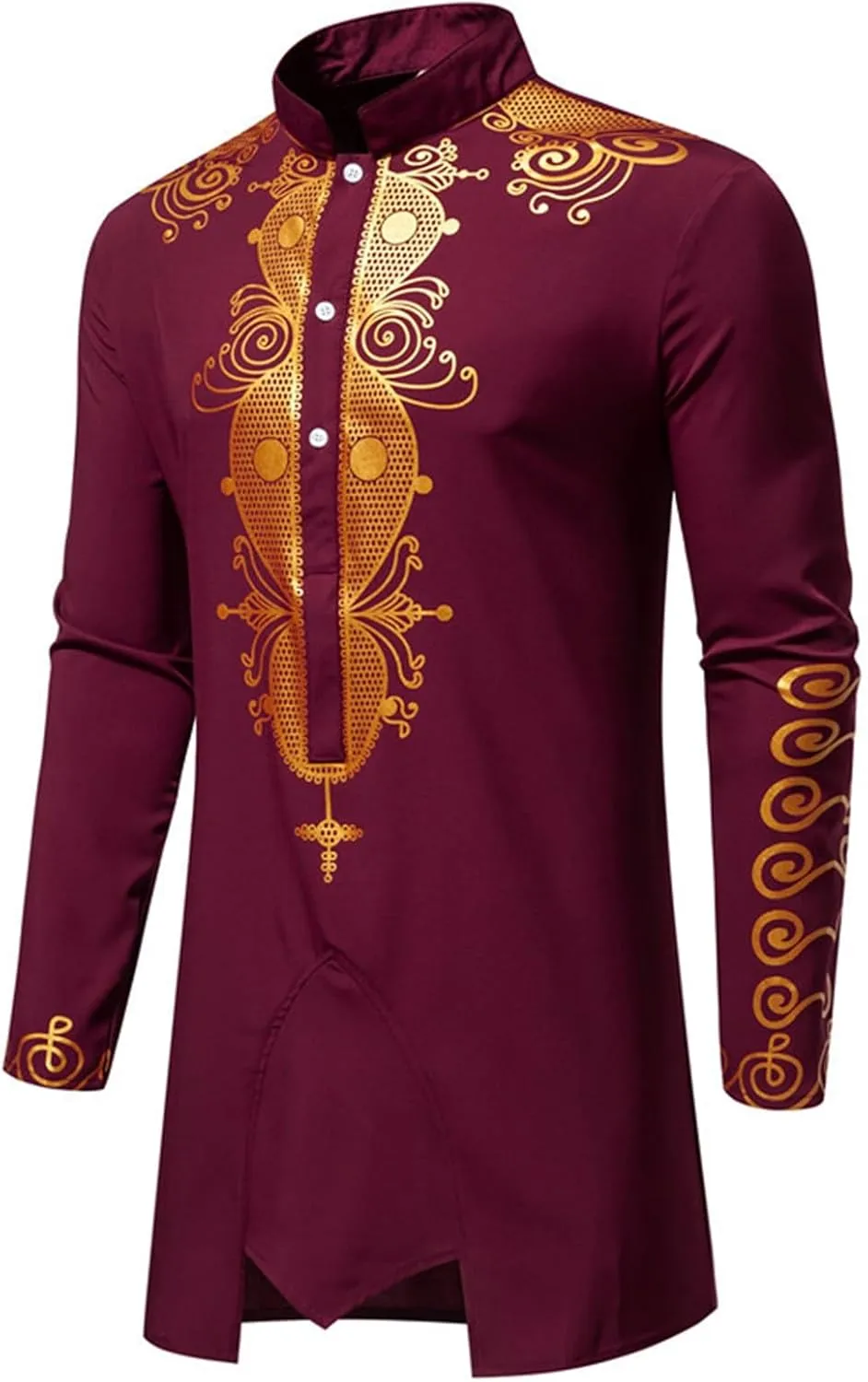 Men's Muslim Durable Kaftan Robe Two Suit Cardigan and Pants Set Kaftan Muslim Men Robe Middle East Kaftan Dresses