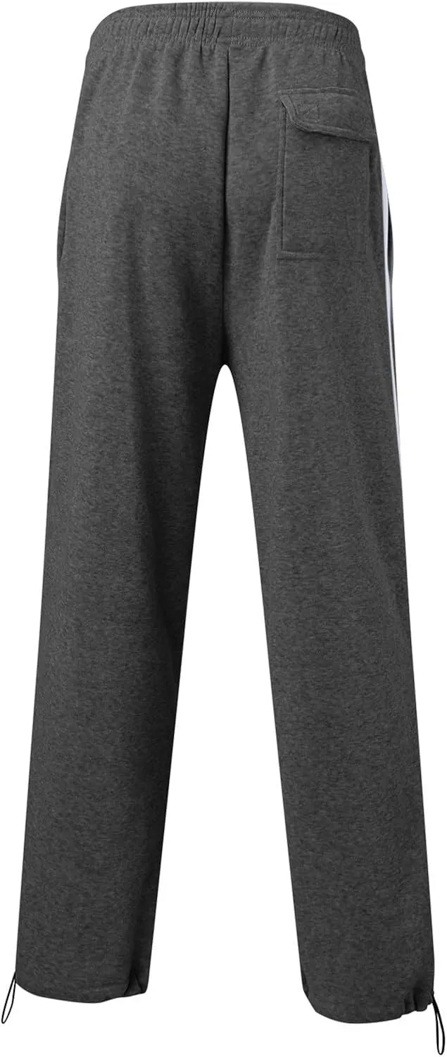 Mens Sweatpants with Pockets Big and Tall Fit Business Casual Dress Pants for Men 2023 Cargo Pants for Men Solid Casual
