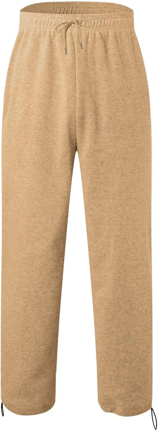 Mens Sweatpants with Pockets Big and Tall Fit Business Casual Dress Pants for Men 2023 Cargo Pants for Men Solid Casual