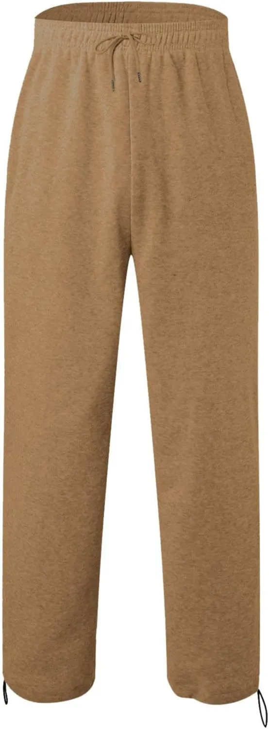 Mens Sweatpants with Pockets Big and Tall Fit Business Casual Dress Pants for Men 2023 Cargo Pants for Men Solid Casual
