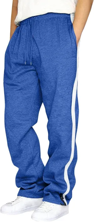 Mens Sweatpants with Pockets Big and Tall Fit Business Casual Dress Pants for Men 2023 Cargo Pants for Men Solid Casual