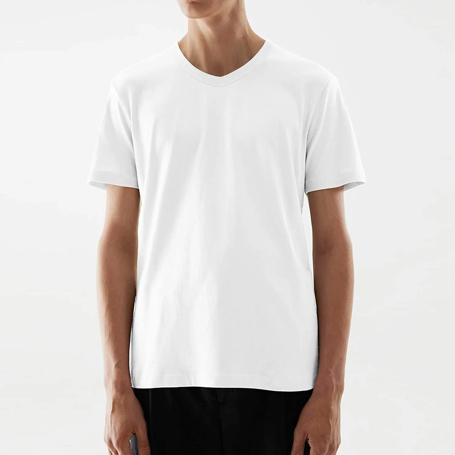 Natural Feelings T-Shirts Mens Undershirts Cotton Mens Shirts Casual Tshirts Shirts for Men Pack Crew & V Neck