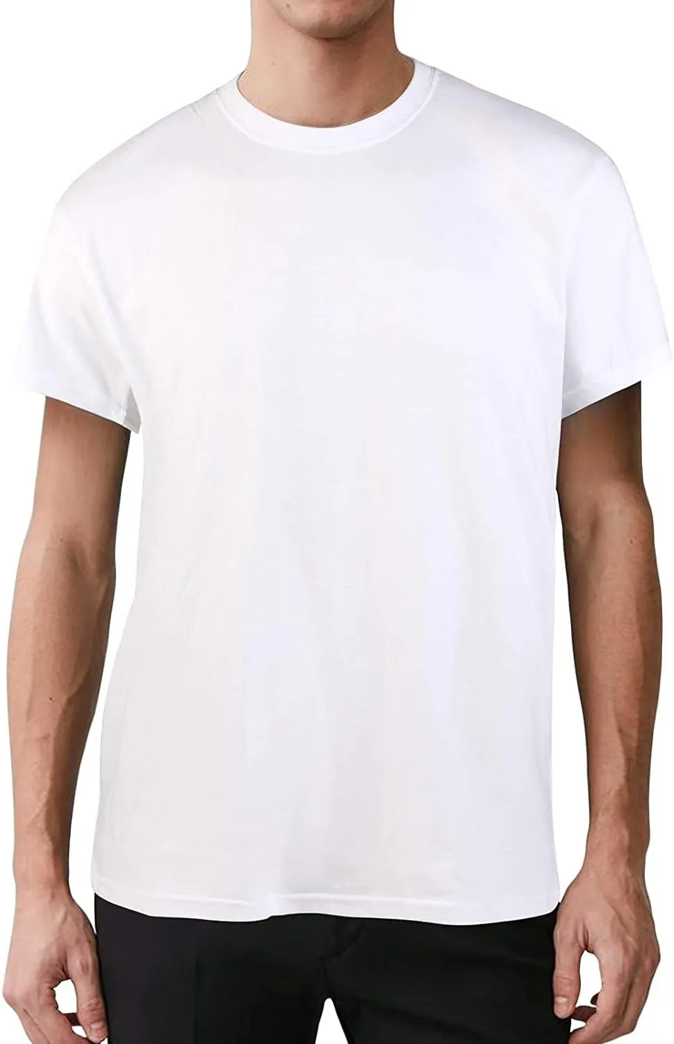Natural Feelings T-Shirts Mens Undershirts Cotton Mens Shirts Casual Tshirts Shirts for Men Pack Crew & V Neck
