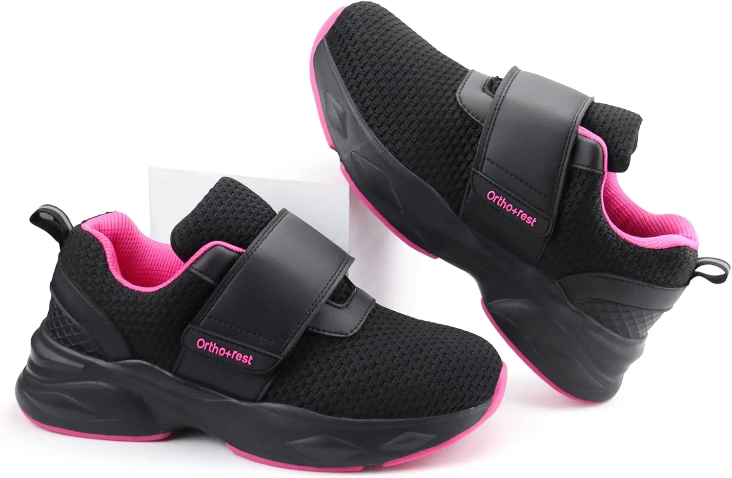 Ortho rest Women Diabetic Shoes with Adjustable Closure Orthopedic Walking Shoes Edema Shoes for Swollen Feet