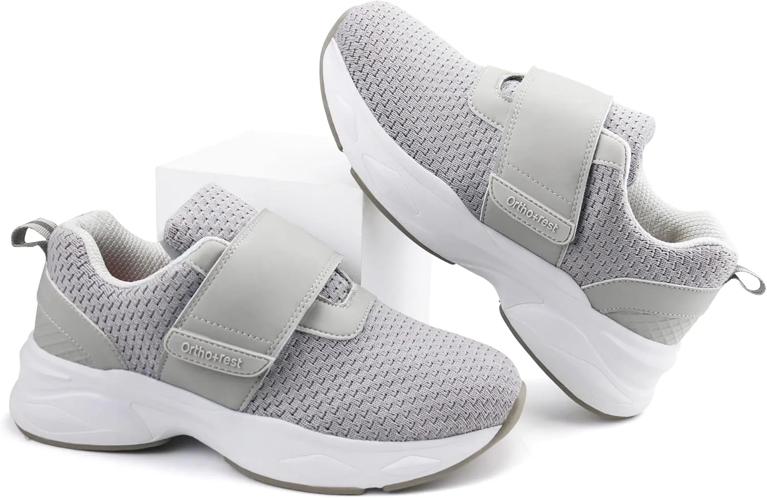 Ortho rest Women Diabetic Shoes with Adjustable Closure Orthopedic Walking Shoes Edema Shoes for Swollen Feet