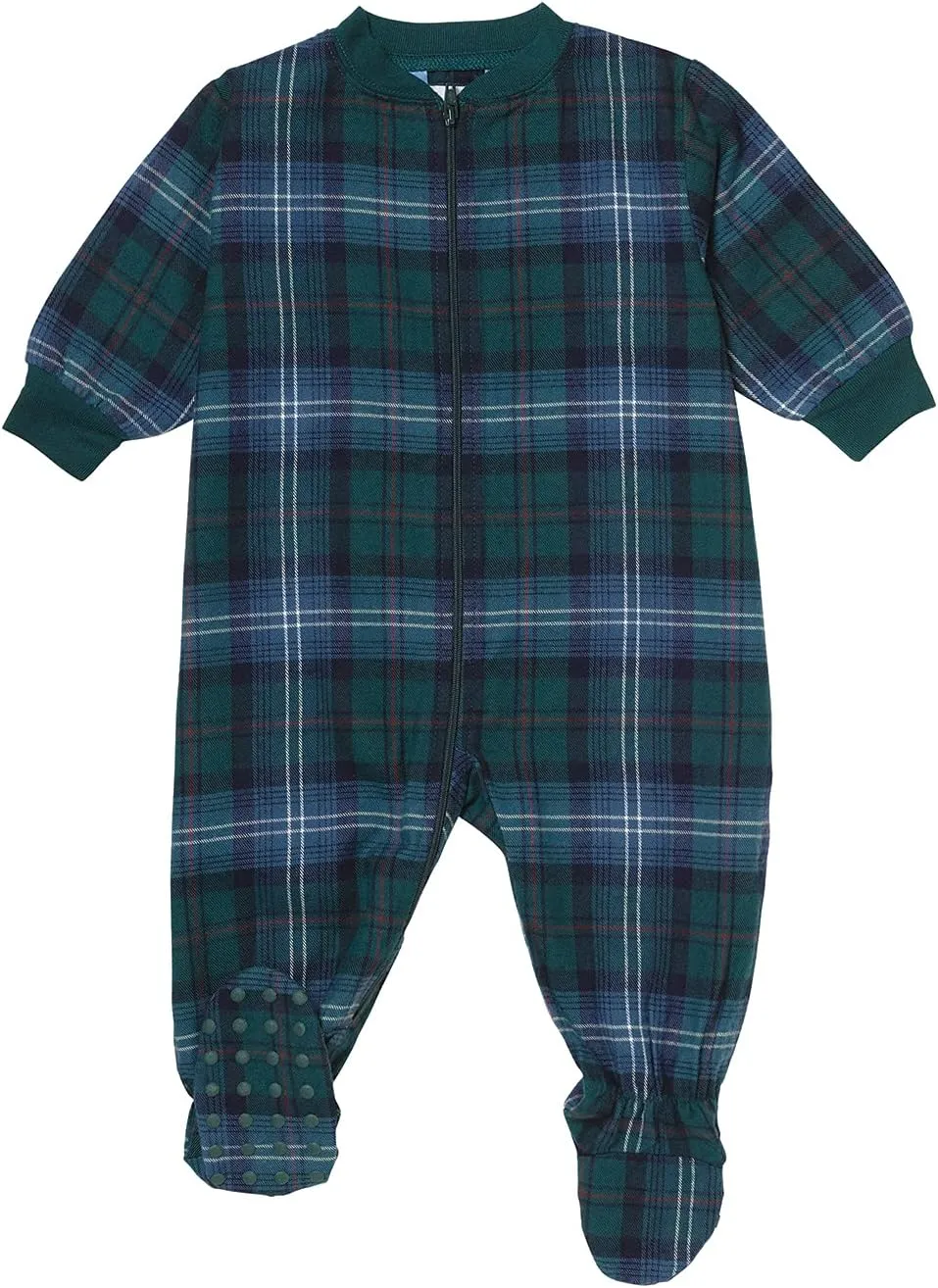 PajamaGram Baby Pajamas - Baby Sleepers, Plaid Onesie